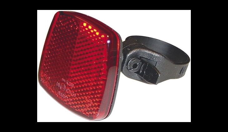 busch+müller Reflektor hinten rot mit Spannband