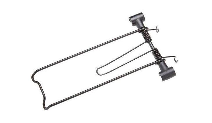 racktime Federklappe Clampit 100 mm, Ø: 10 mm