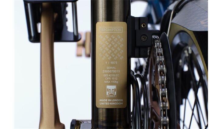 Brompton Faltrad 1975 Edition M12 L